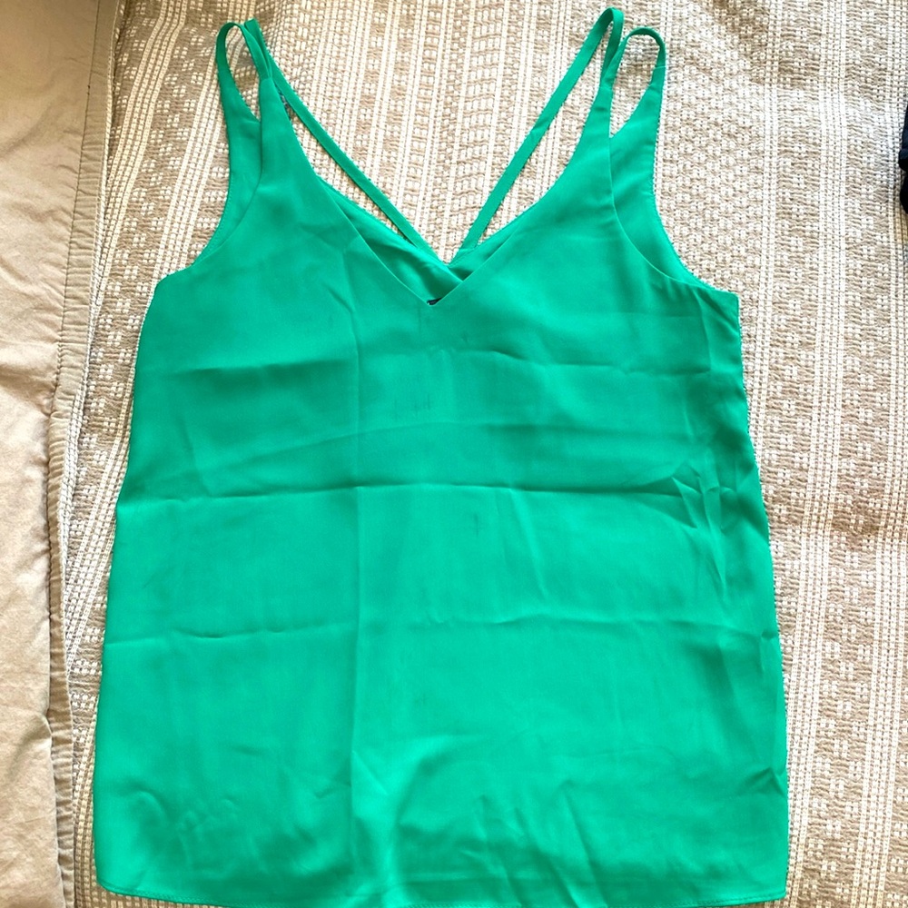 Topshop Double Strap V-Back Camisole‎ size 2 - Picture 3 of 9